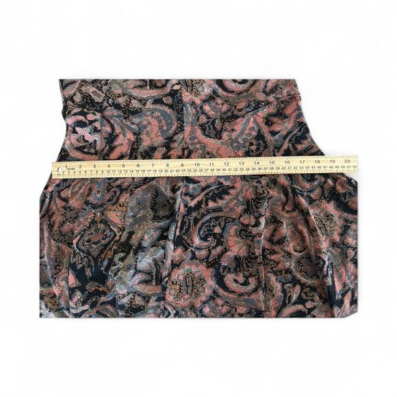 Peruvian Connection Dress M Fall Colors Fit & Flare Sustainable Comfortable - Picture 8 of 11